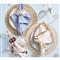 Fez Global Bazaar Blue Linen Napkin - Set of 4