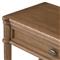 Tacorey Rustic Lodge Brown Solid Oak Wood 1 Drawer Nightstand