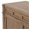 Tacorey Rustic Lodge Brown Solid Oak Wood 4 Drawer 4 Door Sideboard