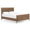 Tacorey Rustic Lodge Brown Solid Oak Wood Bed - Queen