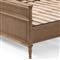 Tacorey Rustic Lodge Brown Solid Oak Wood Bed - Queen