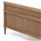 Tacorey Rustic Lodge Brown Solid Oak Wood Bed - Queen