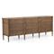Tacorey Rustic Lodge Brown Solid Oak Wood 9 Drawer Dresser