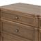 Tacorey Rustic Lodge Brown Solid Oak Wood 9 Drawer Dresser