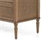 Tacorey Rustic Lodge Brown Solid Oak Wood 6 Drawer Double Dresser