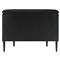 Sazana Modern Classic Black Oak Demilune Sideboard