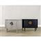 Sazana Modern Classic Black Oak Demilune Sideboard