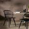 Elora French Country Black Wood Windsor Dining Chair