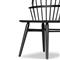 Elora French Country Black Wood Windsor Dining Chair