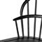 Elora French Country Black Wood Windsor Dining Chair