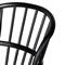 Elora French Country Black Wood Windsor Dining Chair