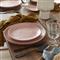 Livia Modern Classic Mauve Rose Stoneware Dinner Plate - Set of 4