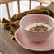 Livia Modern Classic Mauve Rose Stoneware Cereal Bowl - Set of 4