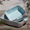 Eivissa Coastal Beach Blue Stoneware Square Baking Dish