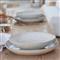 Eivissa Coastal Beach Beige Stoneware Pasta Bowl - Set of 4
