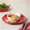 Cook &amp; Host Modern White Stoneware Square Pie Baking Dish