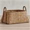 Tara Coastal Beach Natural Handwoven Rattan Floor Basket