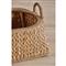 Tara Coastal Beach Natural Handwoven Rattan Floor Basket
