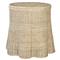 Terese Coastal Beach Natural Handwoven Rattan Round Side Table