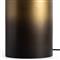 Maddux Industrial Loft Antique Brass Iron Grey Drum Shade Table Lamp