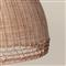 Melanie Mid Century Modern Natural Rattan Pendant - Small