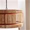 Nolan Coastal Beachwood Frame Natural Jute Chandelier