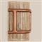 Nolan Coastal Beachwood Frame Natural Jute Wall Sconce