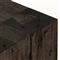 Oliver Rustic Lodge Dark Brown Oak Wood Rectangular Console Table