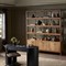 Rissa Modern Classic Dark Brown Acacia Wood Wide Bookcase