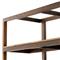 Rissa Modern Classic Dark Brown Acacia Wood Wide Bookcase
