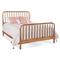 Lynda Coastal Beach Brown Wood Spindle Bed - Queen