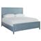 Kalea Coastal Beach Blue Woven Rattan Frame Classic Bed - Queen