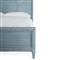 Kalea Coastal Beach Blue Woven Rattan Frame Classic Bed - Queen