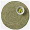 Emmy Coastal Beach Green Crochet Round Placemat - Set of 4