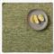 Emmy Coastal Beach Green Crochet Square Placemat - Set of 4