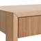 Worlds Away Larkin Modern Classic Natural Wood Brass Rectangular Desk