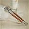 Fleur Coastal Beach Silver Stainless Steel Brown Bamboo Handle Ice Tong