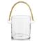 Fatima Coastal Beach Natural Woven Rattan Handle Glass Ice Bucket