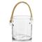 Fatima Coastal Beach Natural Woven Rattan Handle Glass Ice Bucket