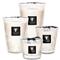 Baobab Collection White Pearls Modern Classic Glass Scented Candle - Small