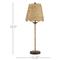 Finn Coastal Beach Natural Water Hyacinth Woven Buffet Table Lamp