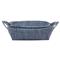 Pigeon and Poodle Roslyn White Woven Navy Seagrass Basket - Set of 2
