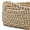 Pigeon and Poodle Roslyn White Woven Natural Seagrass Basket - Set of 2