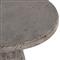 Eduard Industrial Loft Dark Grey Concrete Round Outdoor Drink Side Table