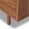 Yulla Rustic Lodge Natural Solid Teak Wood 4 Door Outdoor Sideboard