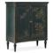 Clinton French Country Dark Green Maple Wood 2 Door Handpainted Sideboard