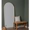 Diane Industrial Gold Metal Frame Full Length Arch Floor Mirror