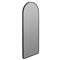 Diane Industrial Black Metal Frame Full Length Arch Floor Mirror