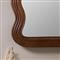 Haven Coastal Beach Walnut Mango Wood Frame Floor Mirror