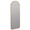 Teagan Hollywood Gold Metal Frame Full Length Arch Floor Mirror